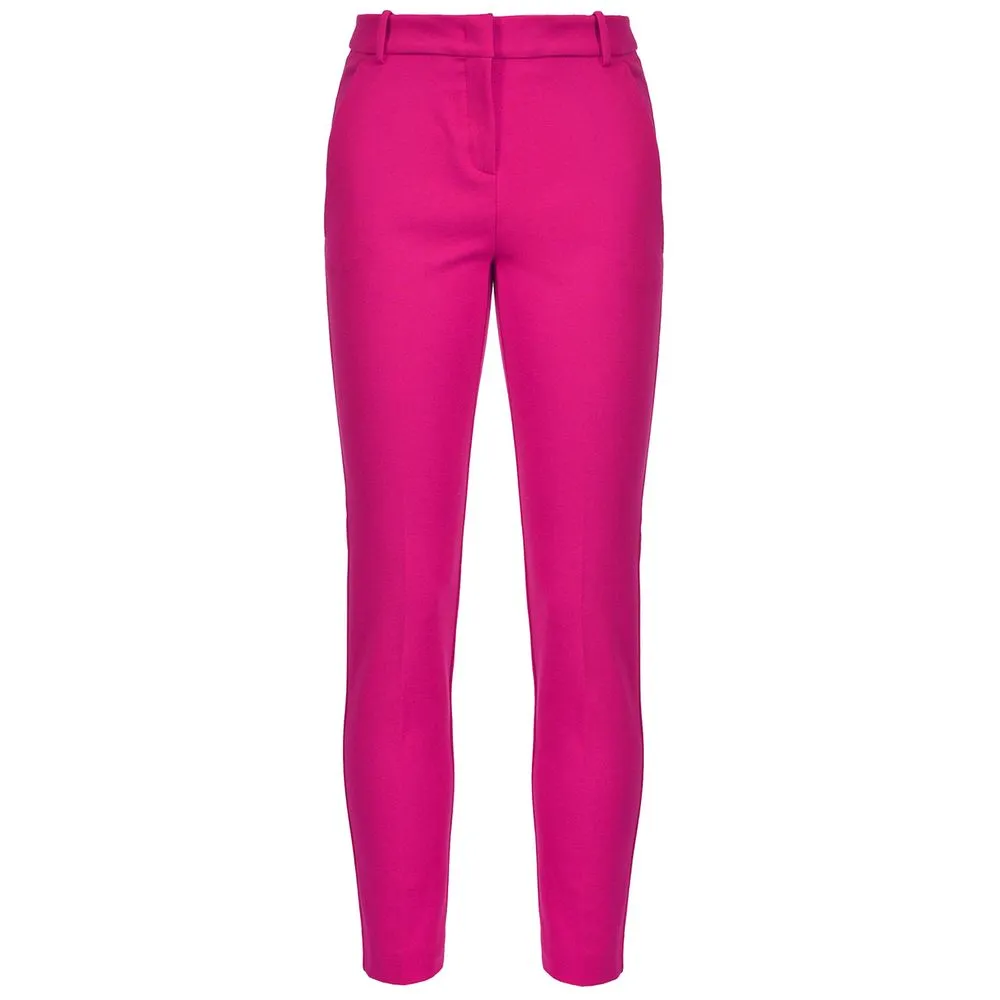 PINKO Women's Fuchsia Viscose Jeans & Pant
