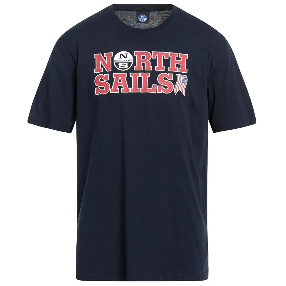 North Sails Men's Nautical Nostalgia Navy Cotton Tee
