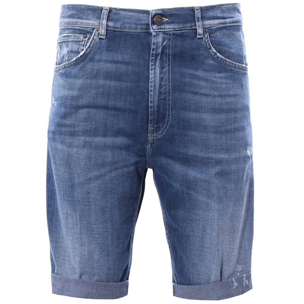 Dondup Men's Chic Washed Denim Bermuda Shorts