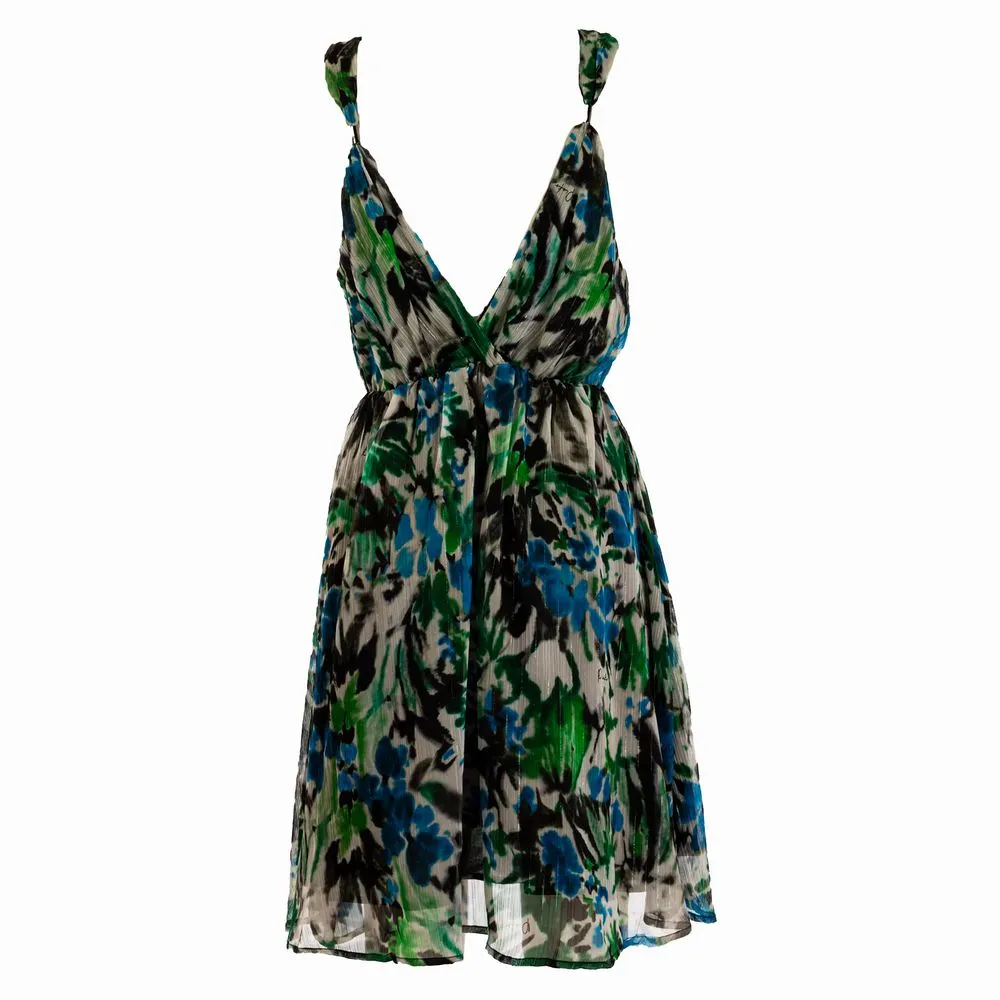 PINKO Women's Chic Black Textured Logo Dress