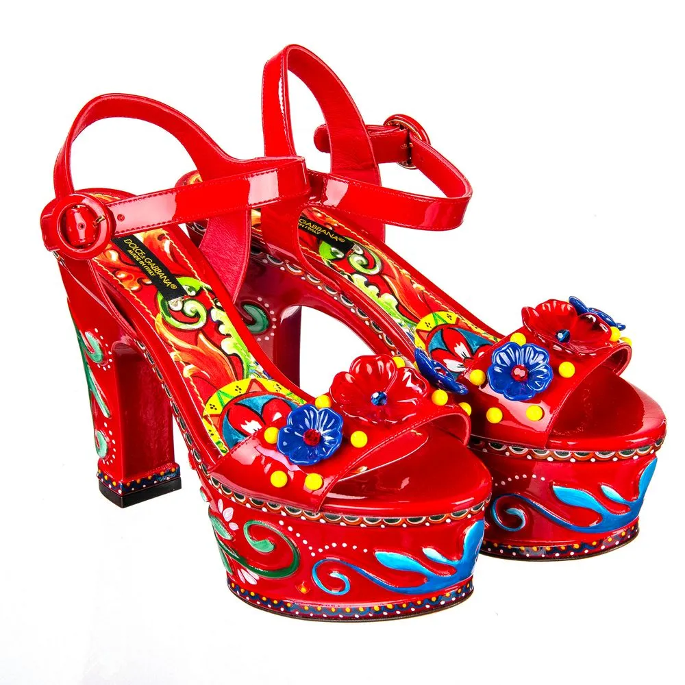 Dolce & Gabbana Women's Sicilian Elegance Leather Clogs