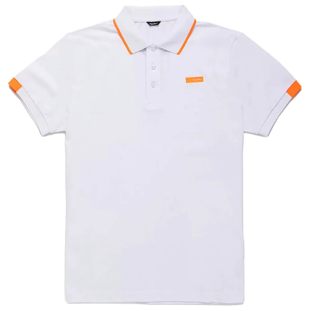 Refrigiwear Men's Elegant Contrasting Collar Polo Shirt