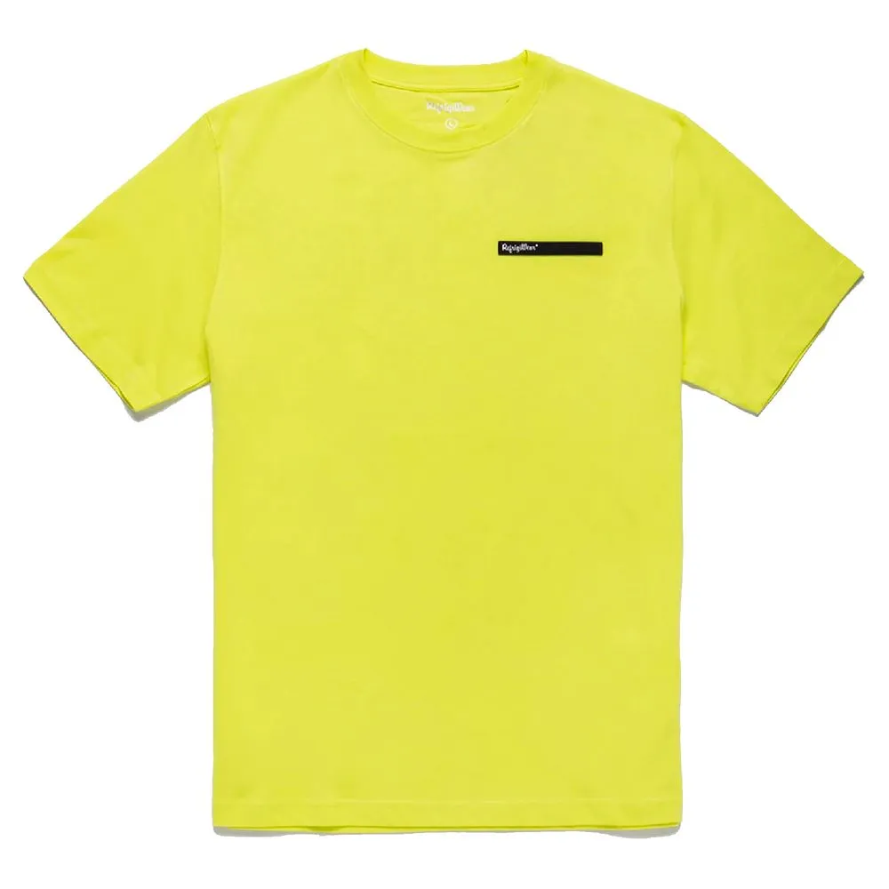 Refrigiwear Men's Embossed Logo Cotton T-Shirt in Yellow