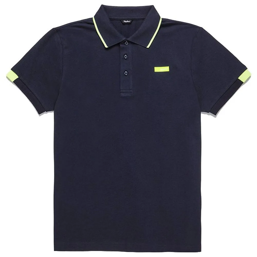 Refrigiwear Men's Elegant Cotton Polo Shirt with Contrast Accents