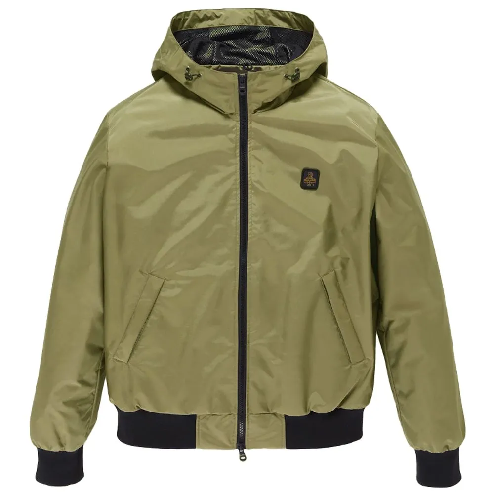 Refrigiwear Men's Green Nylon Jacket