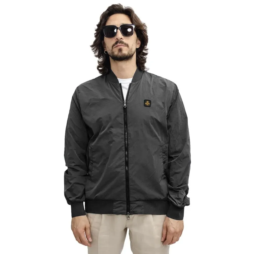 Refrigiwear Men's Chic Garment-Dyed Bomber Jacket