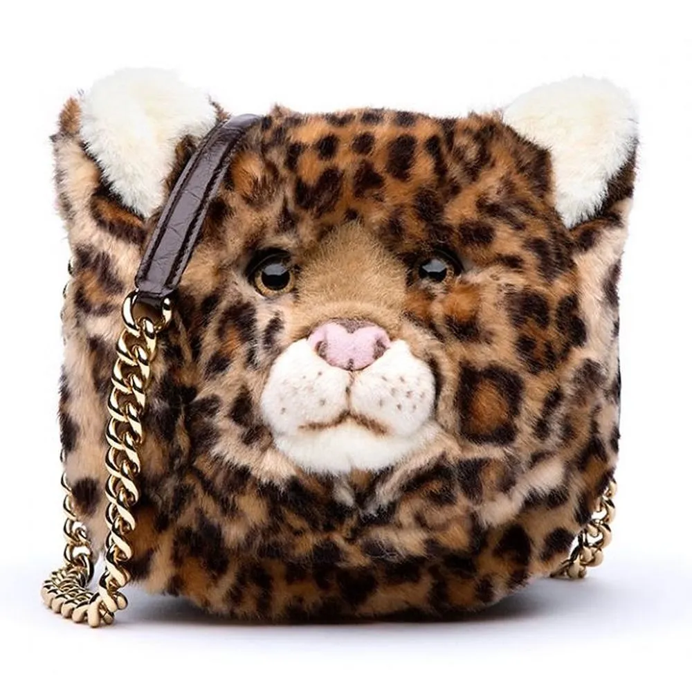 Dolce & Gabbana Women's Elegant Brown Shoulder Bag with Chain Strap