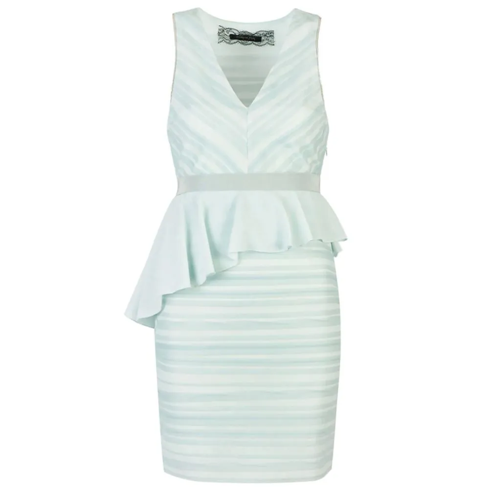 Patrizia Pepe Women's Sleeveless Crepe Ruffle Dress
