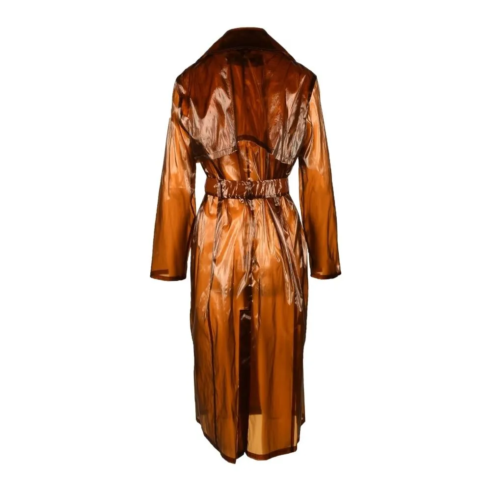 Patrizia Pepe Women's Elegant Copper Toned Trench Coat