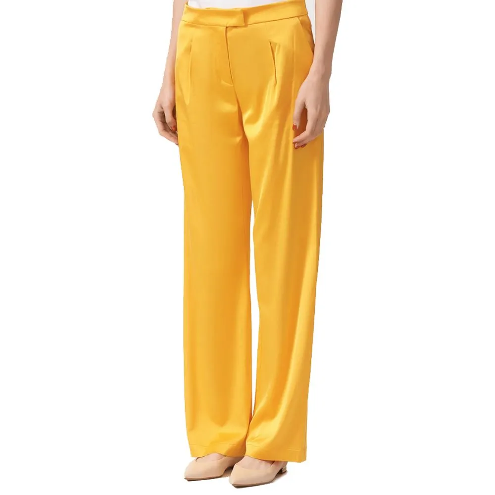 Patrizia Pepe Women's Elegant Shimmering Trousers for Sophisticated Evenings