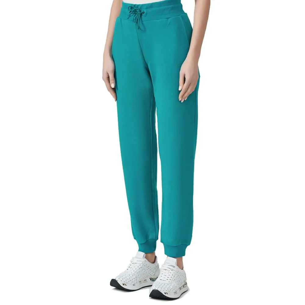 Patrizia Pepe Women's Chic Green Cotton Drawstring Pants