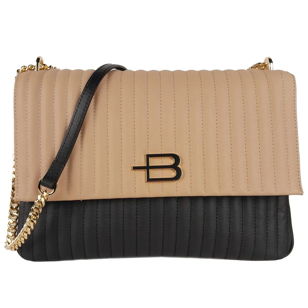 Baldinini Trend Women's Elegant Quilted Calfskin Shoulder Bag