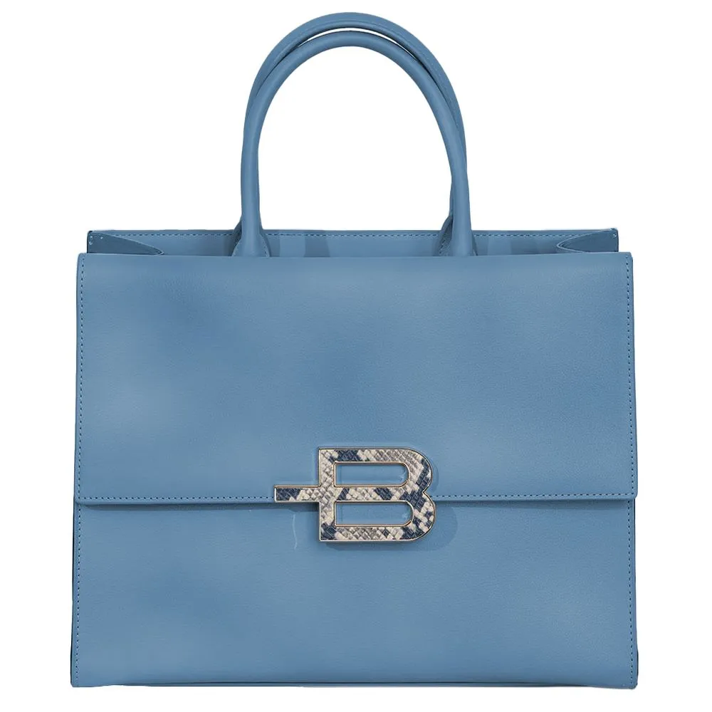 Baldinini Trend Women's Chic Calfskin Handbag with Magnet Detail