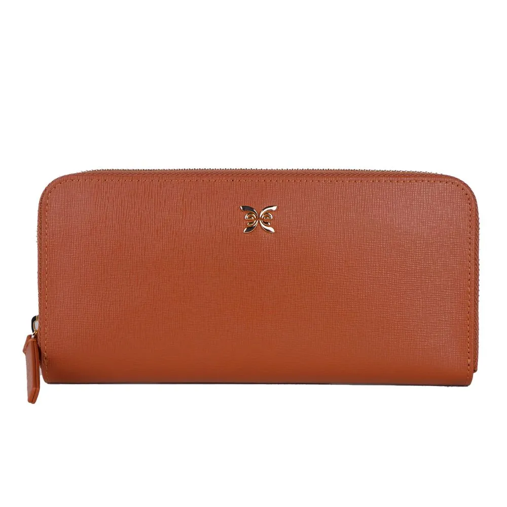 Ungaro Women's Elegant Leather Zippered Wallet