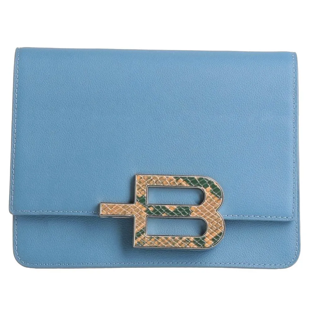 Baldinini Trend Women's Chic Calfskin Crossbody with Python Accent