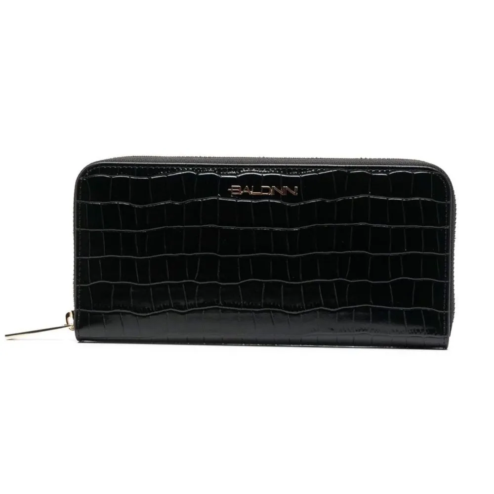 Baldinini Trend Women's Elegant Croco Print Leather Wallet
