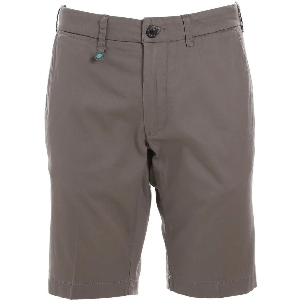 Yes Zee Men's Chic Gray Four-Pocket Bermuda Shorts