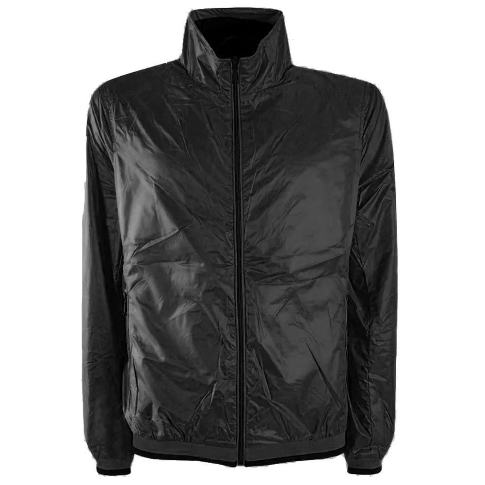 Yes Zee Men's Sleek Black Nylon Men's Jacket