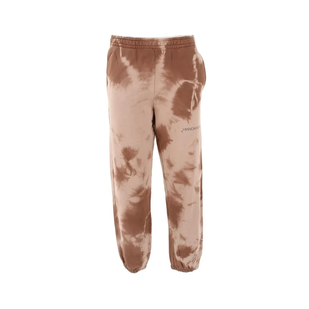 Hinnominate Women's Elegant Hazelnut Cotton Sweatpants