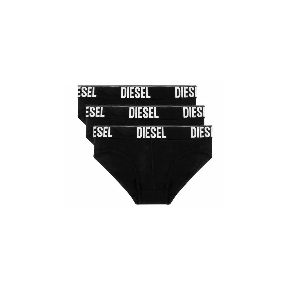 Diesel Men's Sleek Men's Cotton Stretch Briefs - Triple Pack