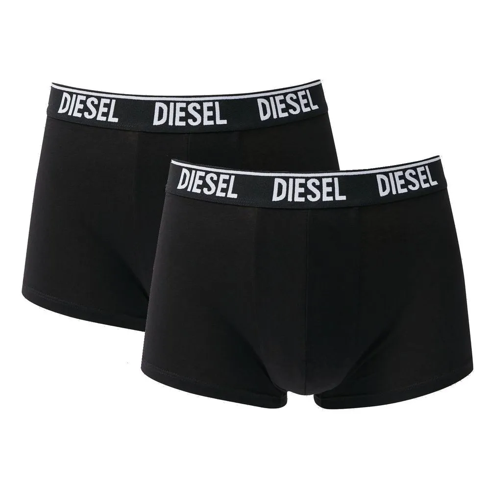 Diesel Men's Sleek Cotton Blend Boxer Shorts Duo