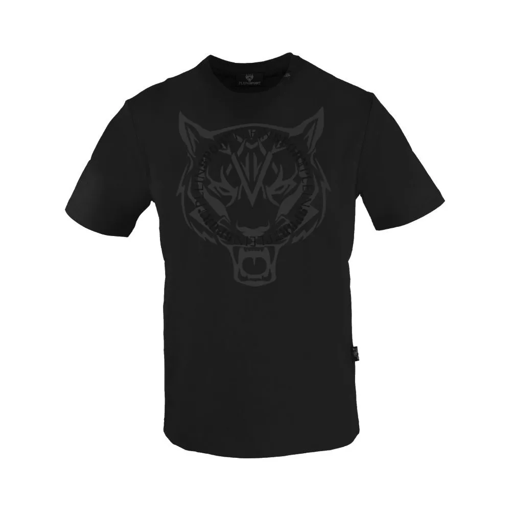 Plein Sport Men's Sleek Cotton Tee with Signature Print