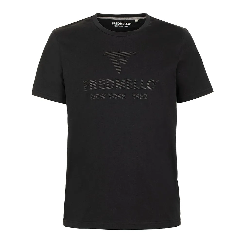 Fred Mello Men's Sophisticated Cotton Crewneck Tee