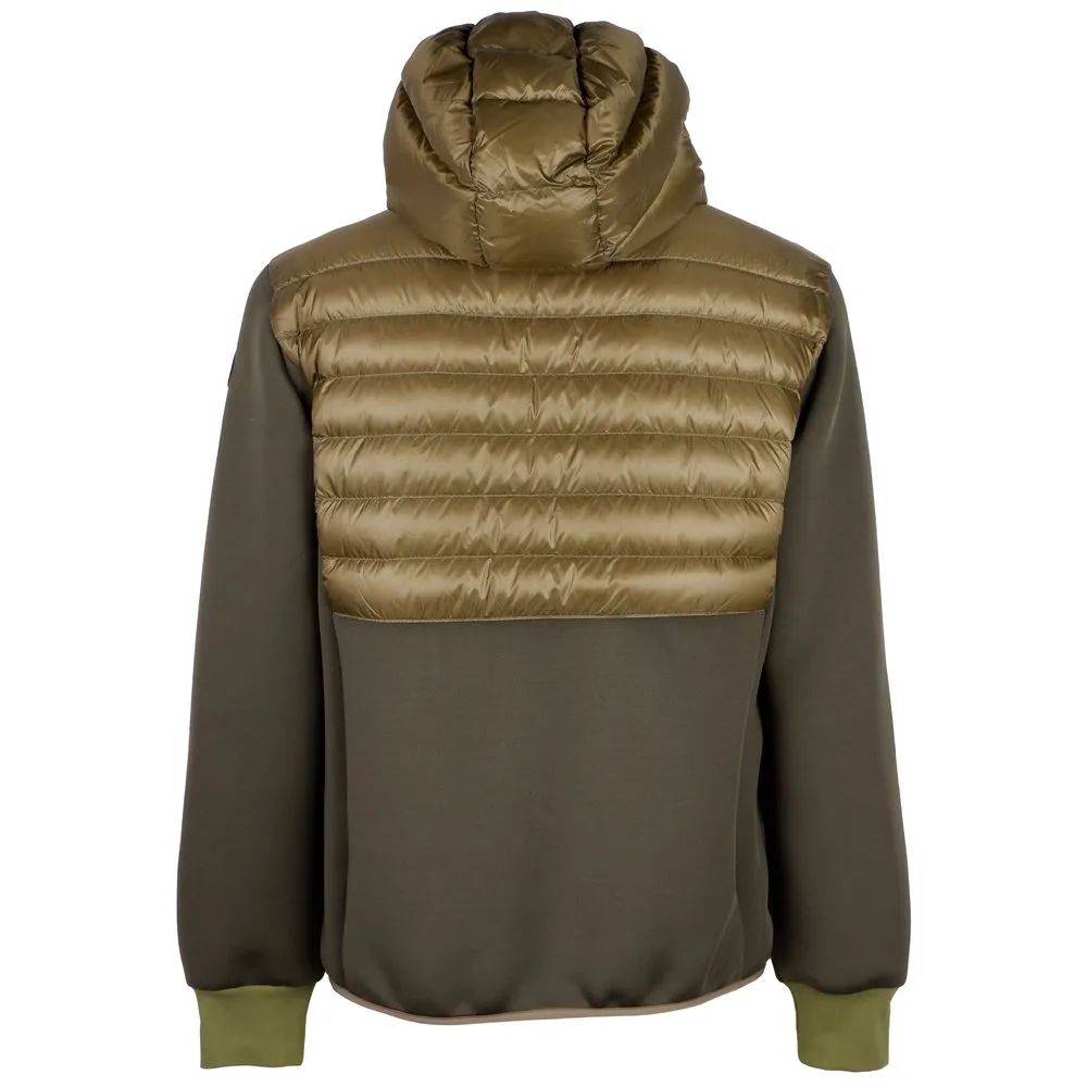 Centogrammi Men's Sleek Nylon Down Jacket - Duck-Padded Warmth