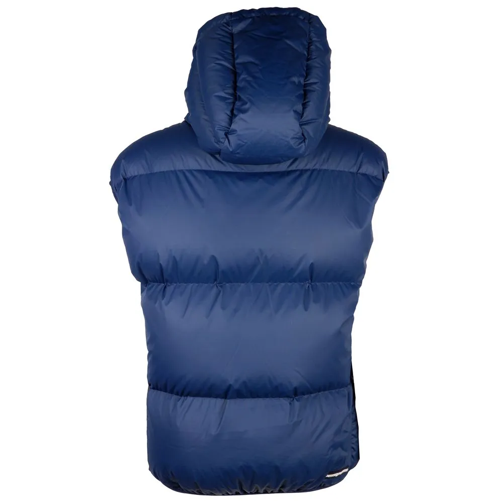 Centogrammi Men's Elegant Sleeveless Blue Down Jacket