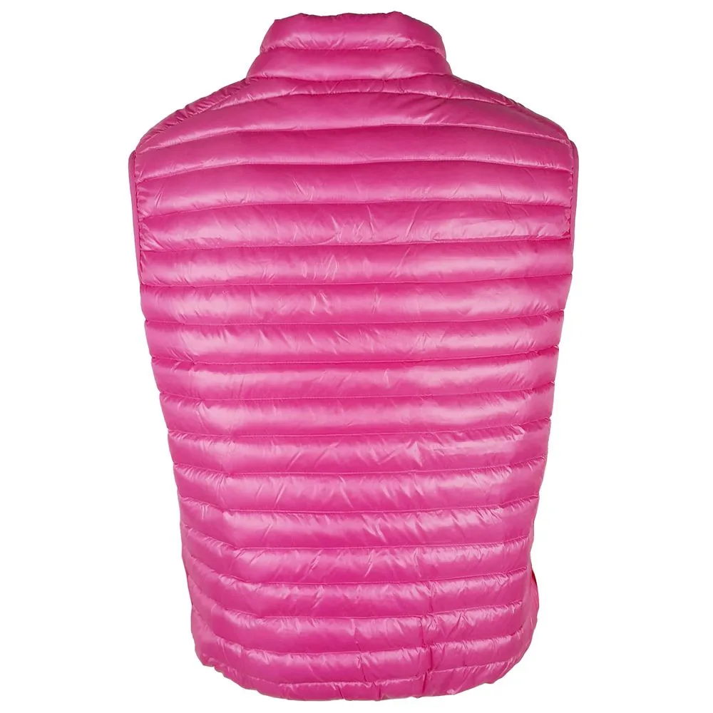 Centogrammi Women's Chic Pink Nylon Down Vest for Her