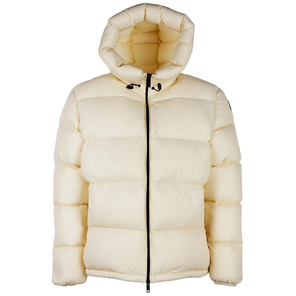 Centogrammi Women's Elegant Cream Puffer Jacket