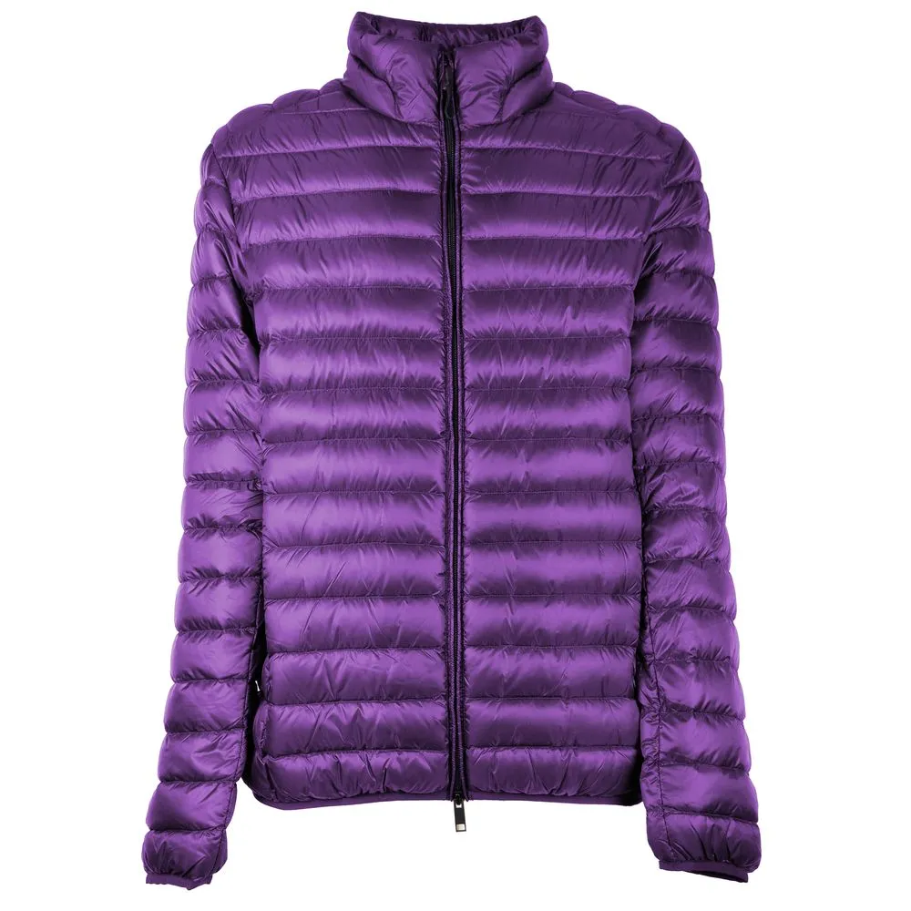 Centogrammi Women's Chic Purple Nylon Down Jacket