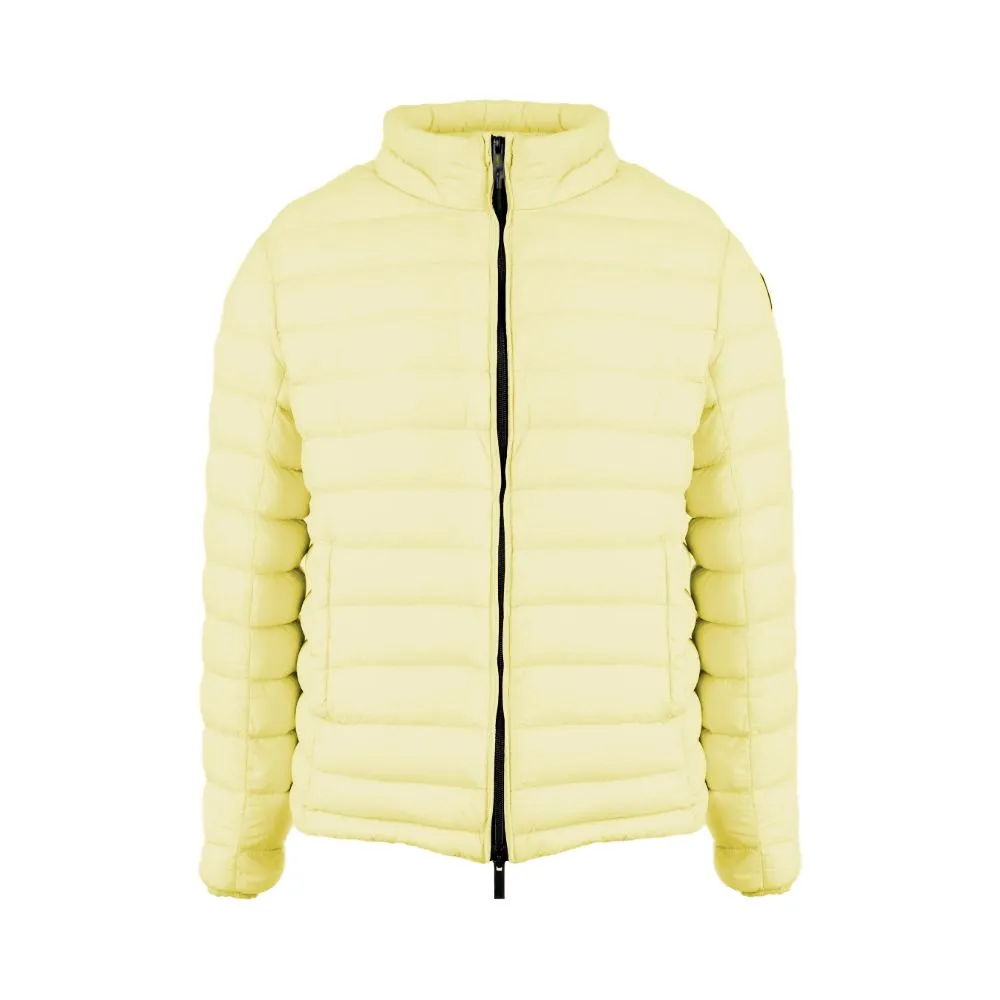 Centogrammi Women's Chic Yellow Nylon Down Jacket