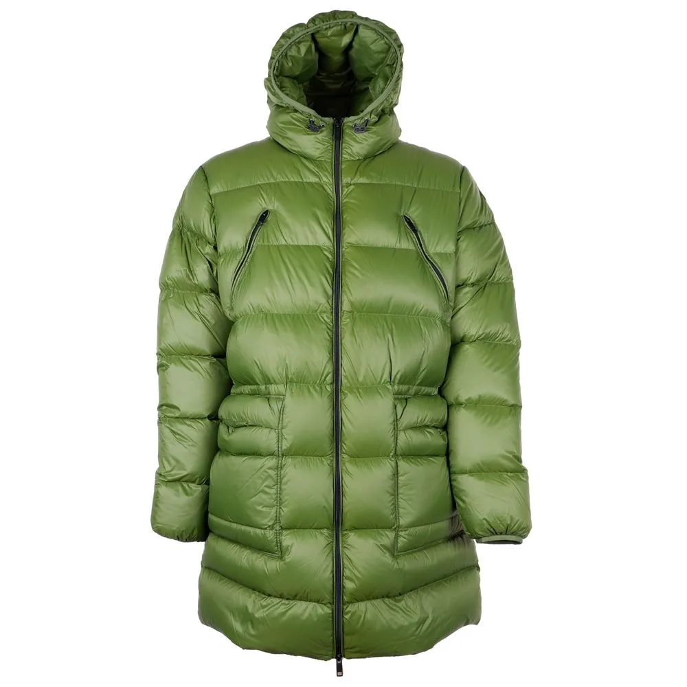Centogrammi Men's Elegant Long Nylon Down Jacket