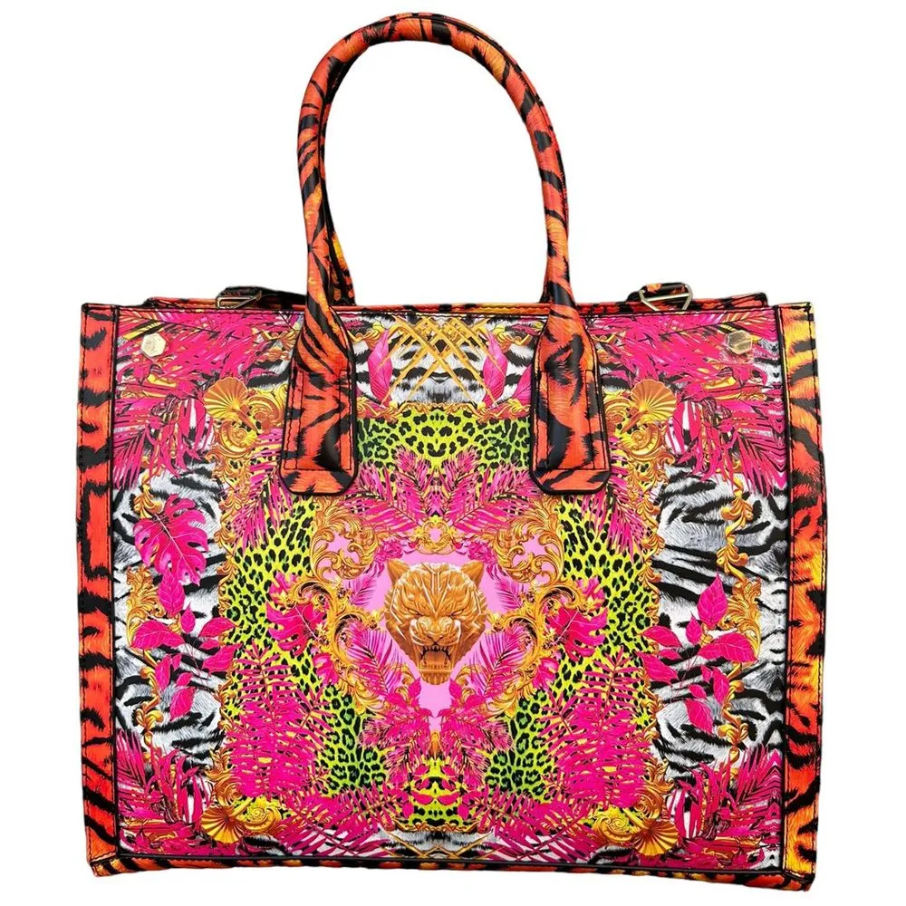 Plein Sport Women's Multicolored Miami Eco-Leather Shopper Bag