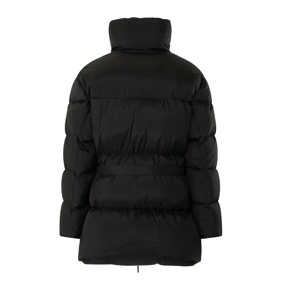 Off-White Men's Sleek Black Down-Filled Jacket
