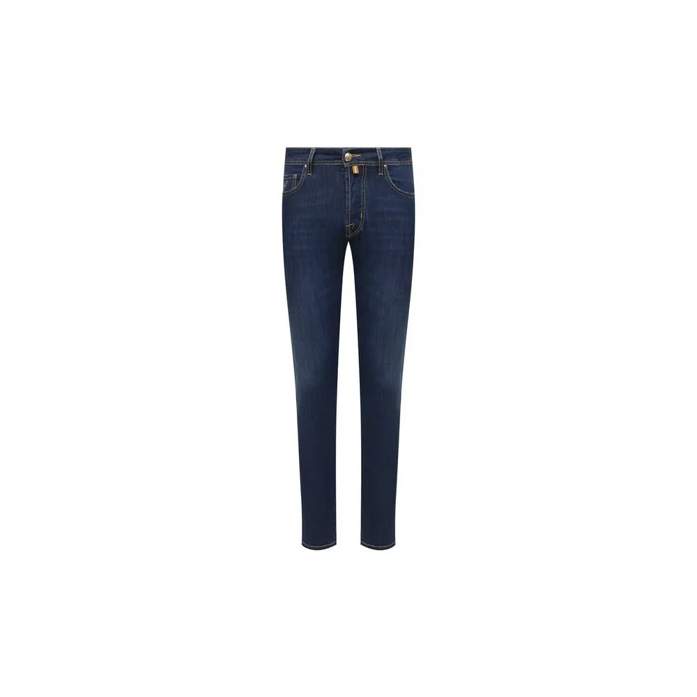 Jacob Cohen Men's Sleek Bard Jeans for the Modern Man