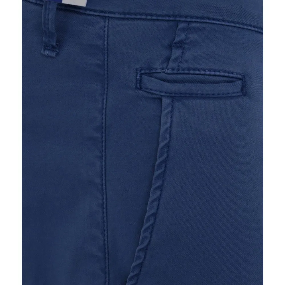 Jacob Cohen Men's Elegant Slim Fit Chino Trousers in Blue