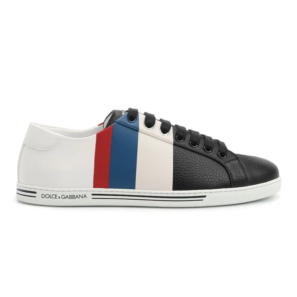 Dolce & Gabbana Men's Multicolored Calfskin Low Sneakers
