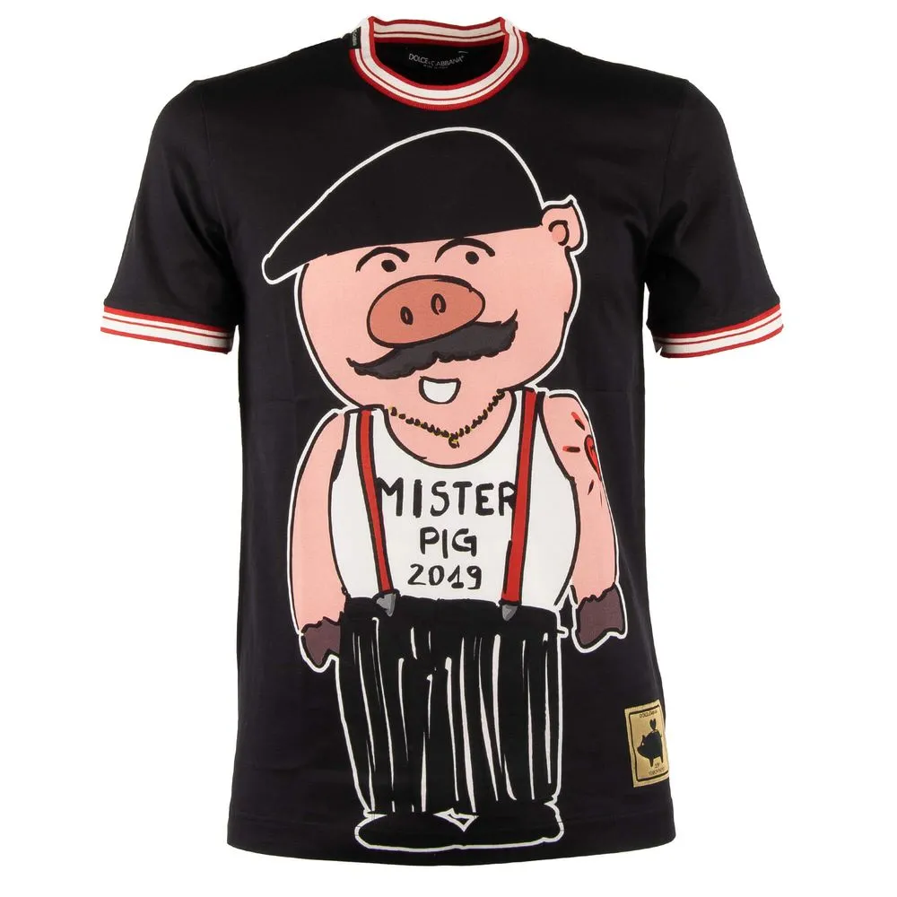 Dolce & Gabbana Men's Elegant Cotton Stretch T-Shirt