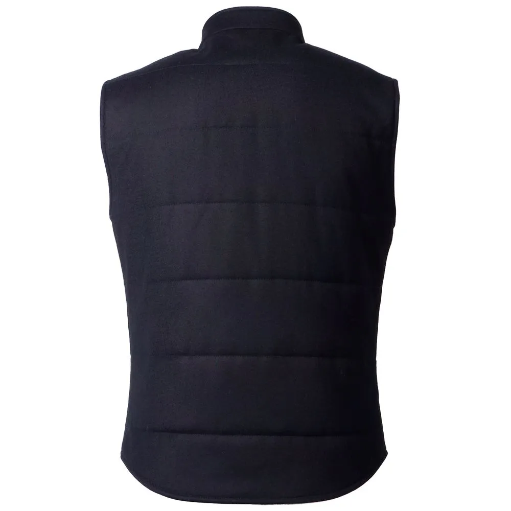 Made in Italy Men's Elegant Wool Cashmere Blend Men's Vest