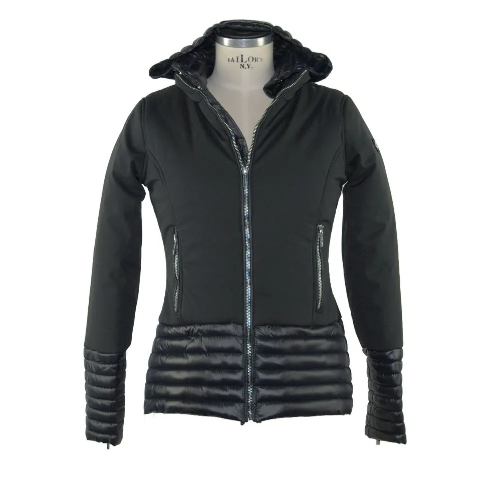 Maison Espin Women's Chic Black Down Jacket Outerwear Piece