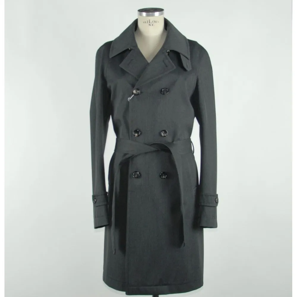 Made in Italy Men's Gray Wool Mens Jacket