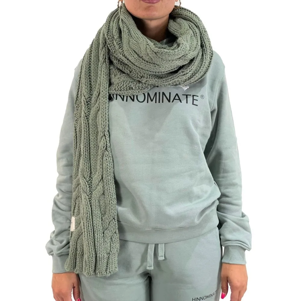 Hinnominate Women's Emerald Woven Knit Luxe Scarf