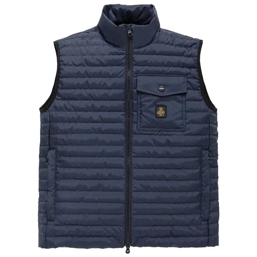 Refrigiwear Men's Elegant Men's Down Vest in Sumptuous Blue
