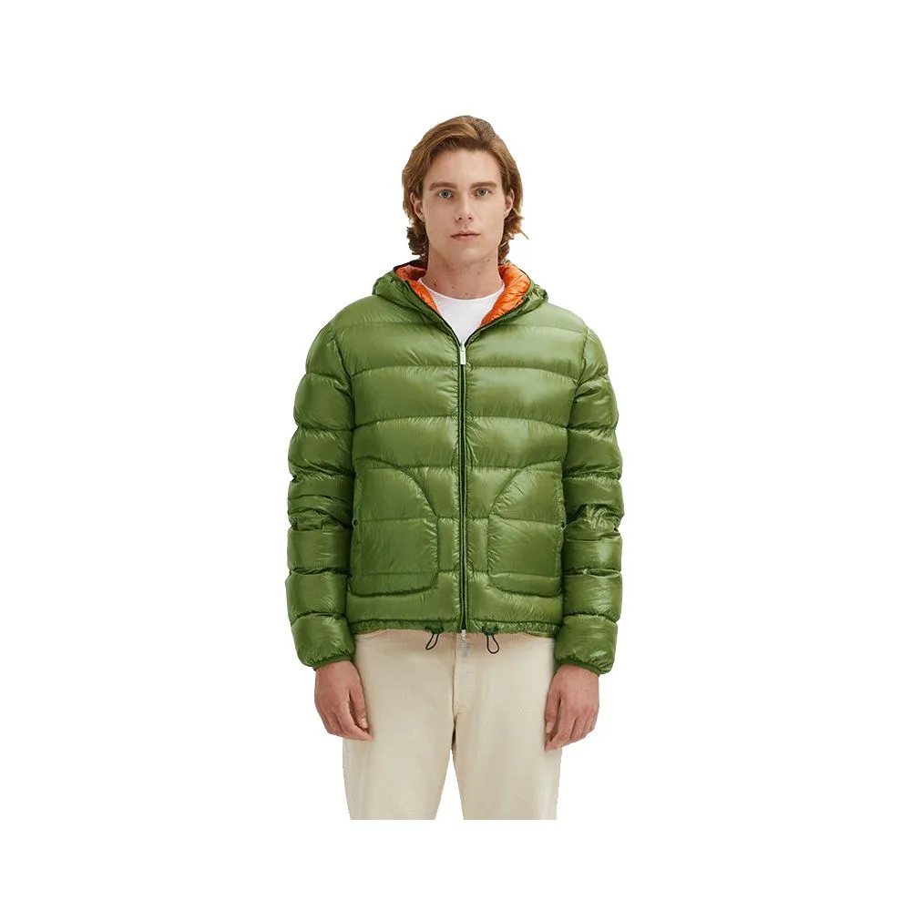 Centogrammi Men's Emerald Elegance Reversible Down Jacket