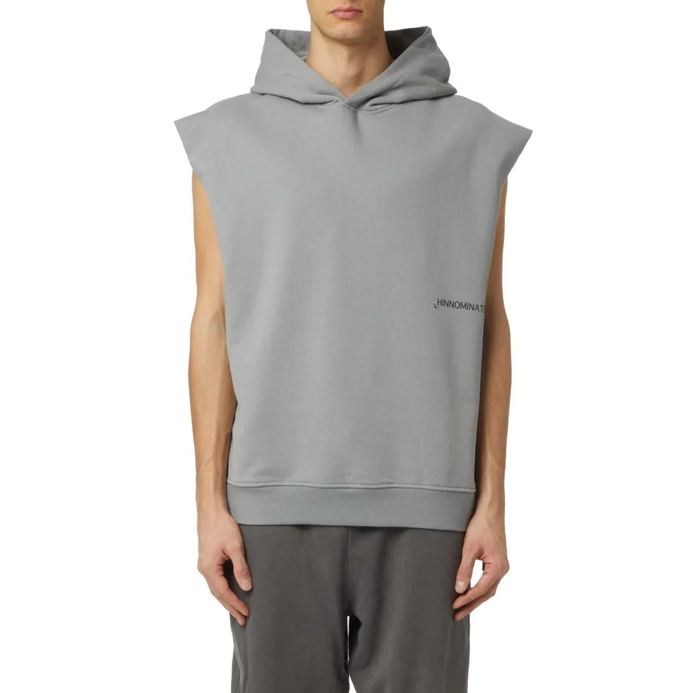 Hinnominate Men's Sleek Sleeveless Hooded Sweatshirt