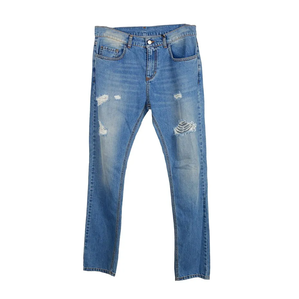 Comme Des Fuckdown Men's Blue Cotton Men's Jean