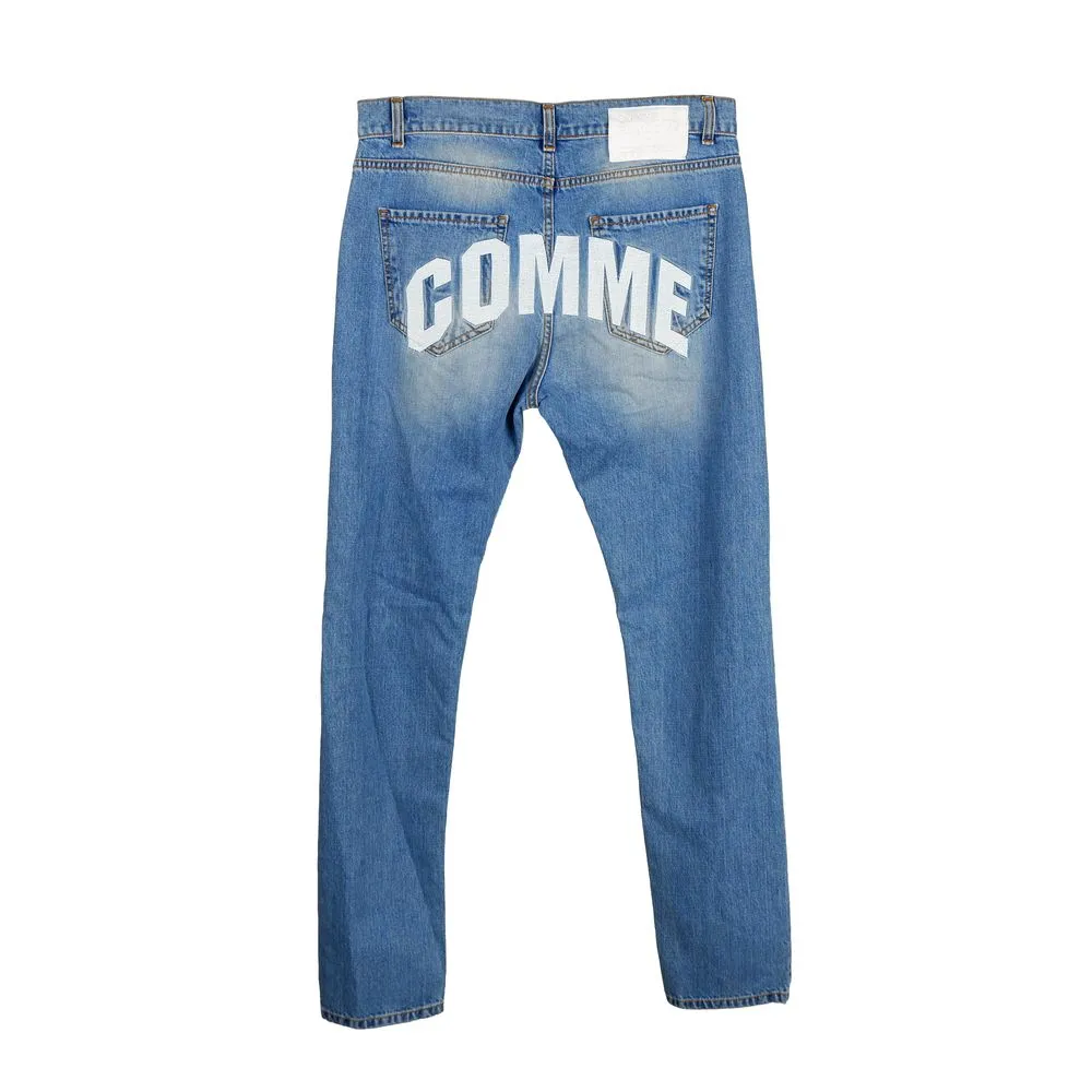 Comme Des Fuckdown Men's Blue Cotton Men's Jean