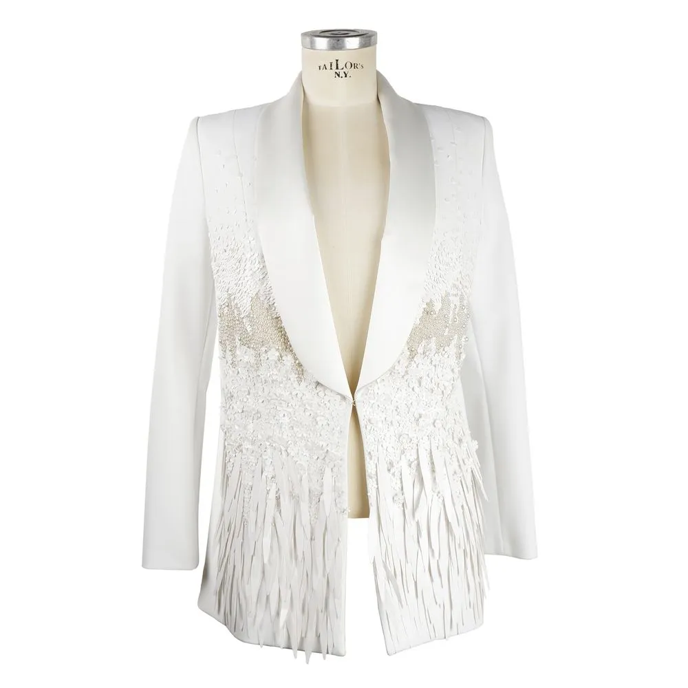 Elisabetta Franchi Women's Sequin Embellished Classic Jacket